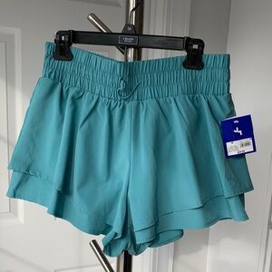 JoyLab Teal Layered Athletic Shorts